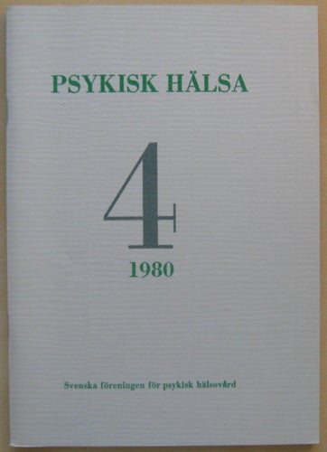 Psykisk Hälsa nr 4, 1980 (sfph)