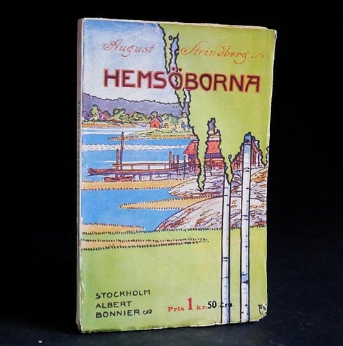 August Strindberg , Hemsöborna  . 1916 , omslag av Artur Sjögren