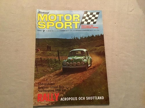 MOTORSPORT NR 7 1972 RALLY ACROPOLIS SKOTTLAND,BENGTSFORS MC,VOLVO CUPEN,