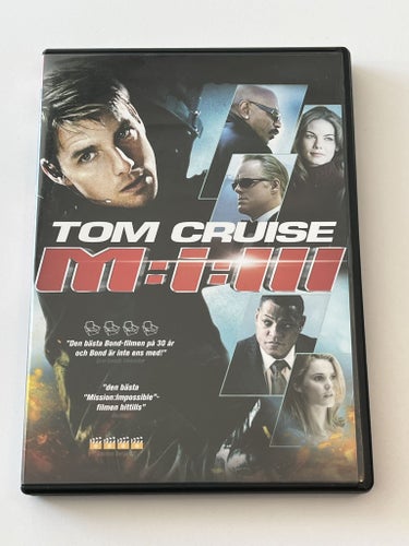 Mission impossible 3 (Tom Cruise & Philip Seymour Hoffman). Beg. DVD