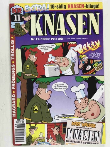 Knasen - 1993:11 VF med Knasen-bilaga + pren.kupong