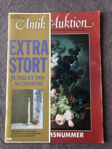 Antik & Auktion 5/1985 - Mariebergsfajanser, Isaac Grünewald m m