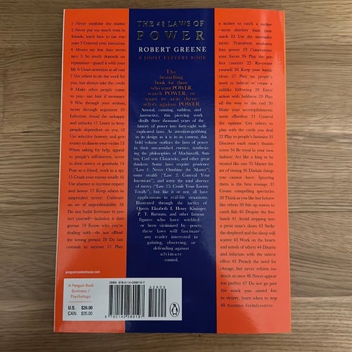 THE 48 LAWS OF POWER av Robert Greene