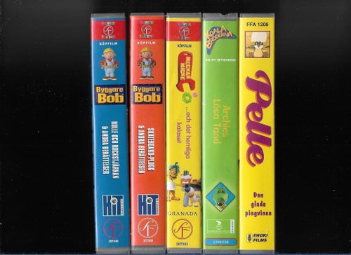 VHS: Barnfilmer