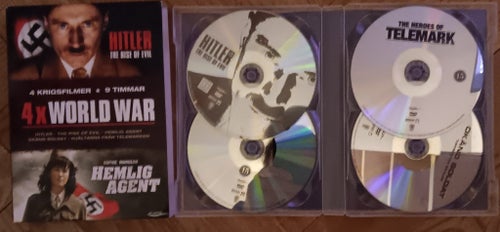 4x World War - 4 Krigsfilmer DVD