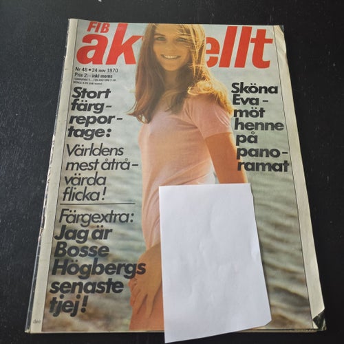 FIB aktuellt tidning från 1970
