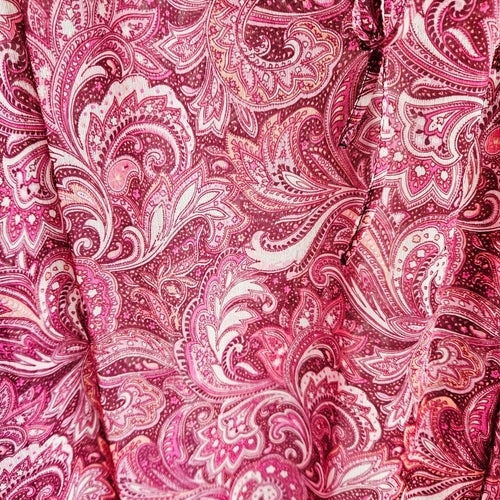 Ljuvlig chiffongblus i rosa, 2XL