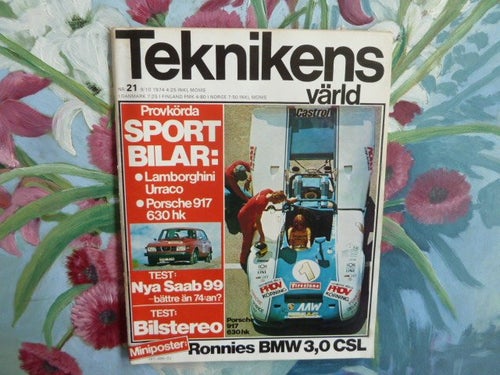 TEKNIKENS VÄRLD, NR21, 1974,