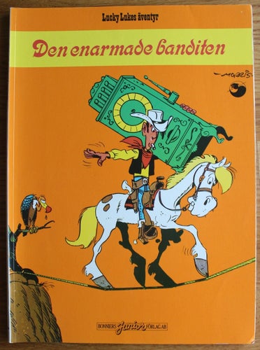 LUCKY LUKE NR 44 DEN ENARMADE BANDITEN 1981 1:a uppl