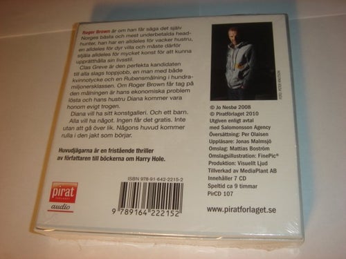 Jo Nesbö - Huvudjägarna NY I ORIGINALPLAST