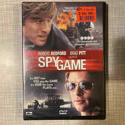 SPY GAME. DVD ACTION / THRILLER -01. INPLASTAD