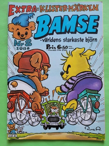 Bamse nr 8 från 1986
