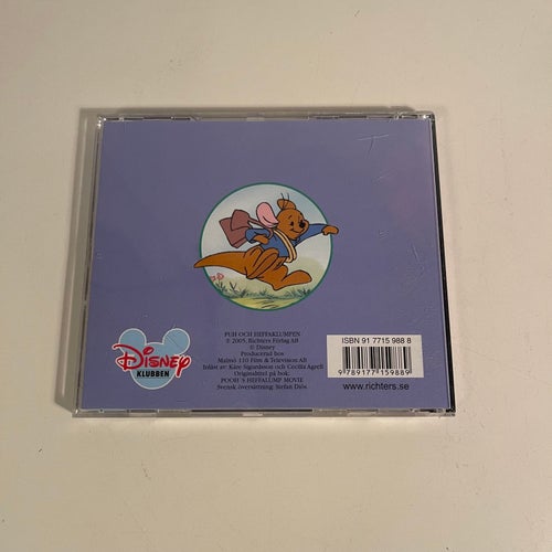 Ljudbok på CD - Nalle Puh och Heffaklumpen. Disney