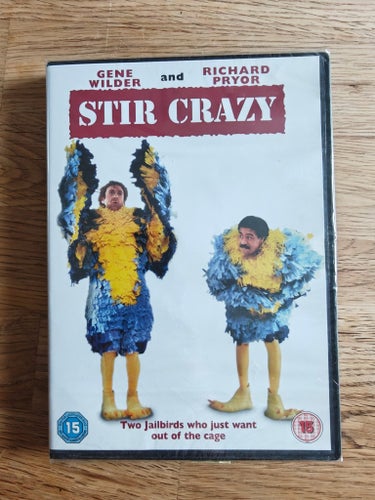 Stir Crazy - Dårfinkarna - Gene Wilder och Richard Pryor OBS!! Helt Ny Inplastad
