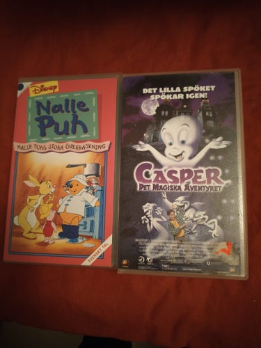 Nalle Puhs Stora Överraskning & Casper - Det Magiska Äventyret VHS