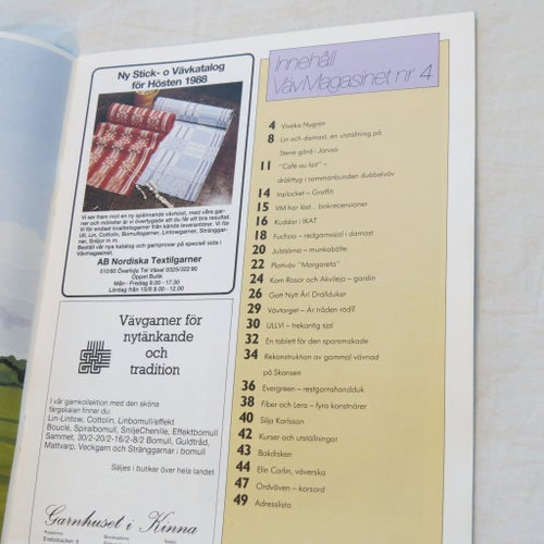 VÄV Magasinet Nr 4 1988
