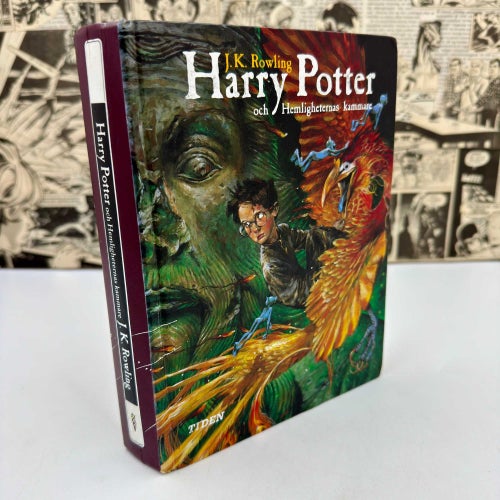 Harry Potter och Hemligheternas kammare *sliten* inbunden av J.K. Rowling