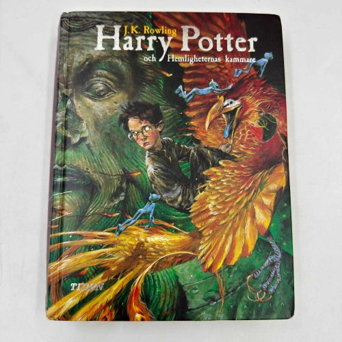 Harry Potter och Hemligheternas kammare *sliten* inbunden av J.K. Rowling