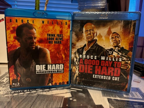 Die Hard och A Good Day to Die Hard - Blu-ray