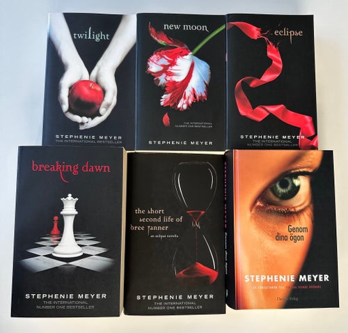 Stephenie Meyer MEGAPAKET - Twilight, Eclipse, New Moon, Breaking Dawn, m.m.