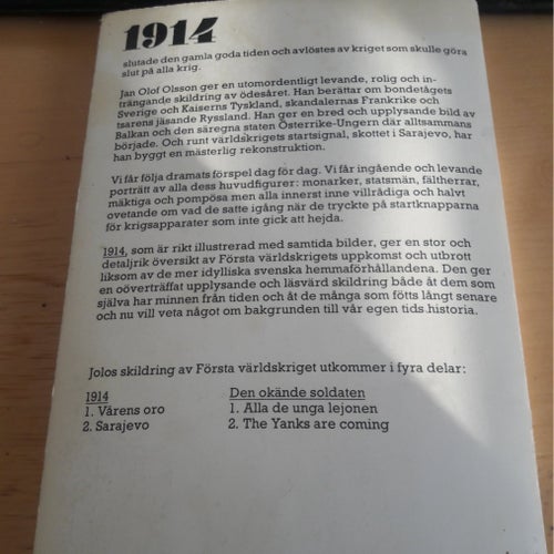 1914 Vårens oro av Jan Olof Olsson