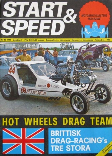 Start & Speed 1971-10 H-D Trike..Mustang 1965..Dragracing