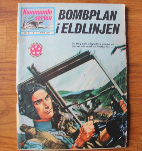 Kommandoserien 1965 nr 77 Bombplan i eldlinjen