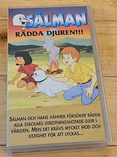 SÄLMAN RÄDDA DJUREN -VHS) svensk tal