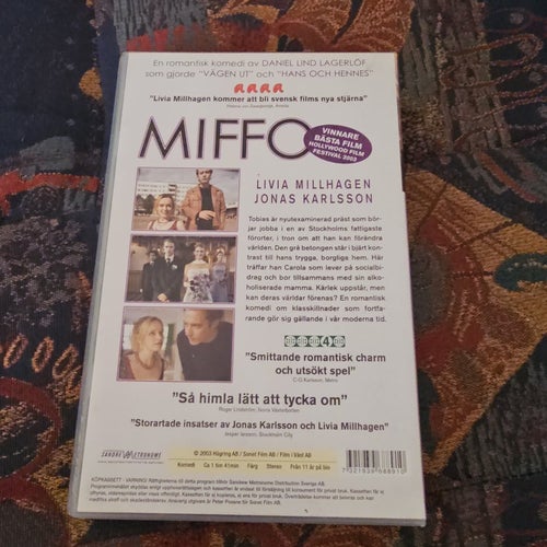 Miffo - Livia Millhagen, Jonas Karlsson VHS