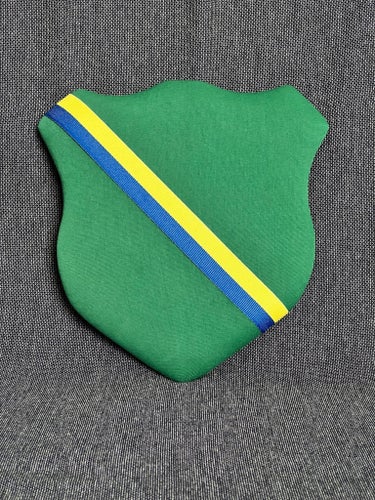 Märkestavla för simmärken/smycken gräsgrön/heja Sverige