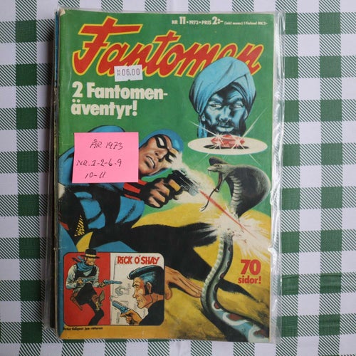 FANTOMEN 1973 NR 1,2,6,9,10,11