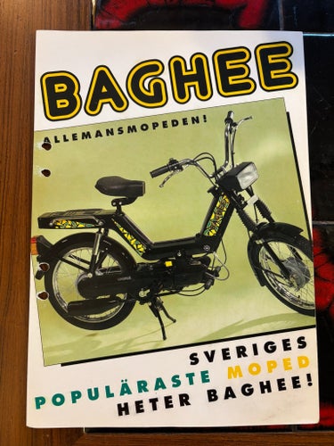 Baghee moped broschyr