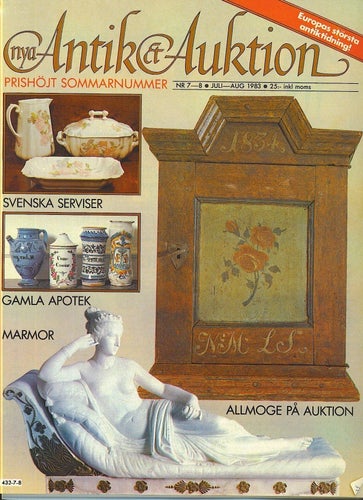 Antik & Auktion 7-8/1983 - Svenska serviser, Georg Jensen
