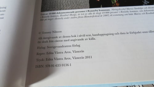 Förr och nu i Ronneby kommun årgång 2011 av Tommy Nilsson