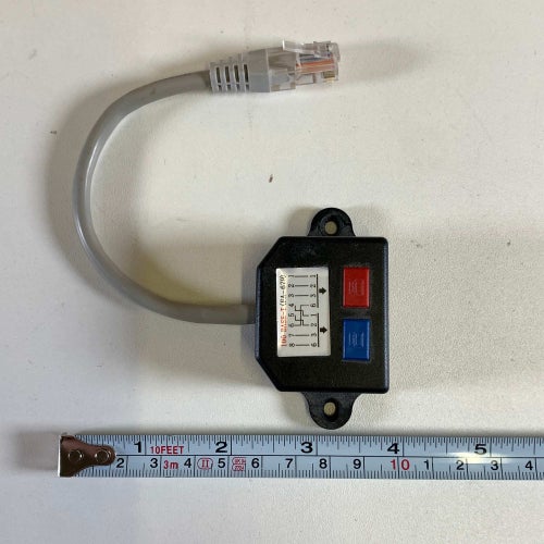 DELTACO FA-679 2st Y-kabel Kabeldelare Nätverk 100 BASE-T