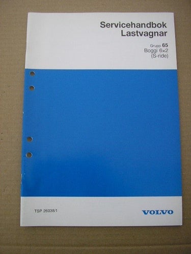 VOLVO Verkstadshandbok Lastbil Boggi 6x2 (S-ride)