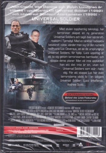 DVD / Universal Soldier Regeneration / Dolph Lundgren / Ny & Inplastad