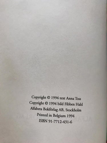 ÄRTAN Anna Toss Fibben Hald 1994