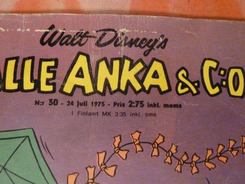 KALLE ANKA & CO, NR 30 - 1975, TIDNING