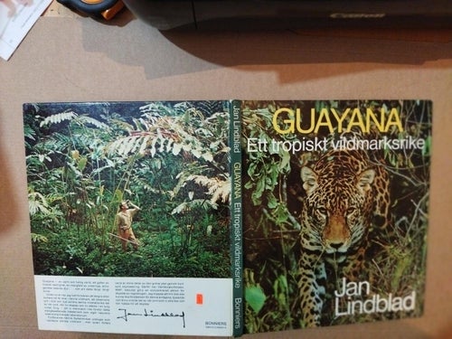 Guayana ett tropiskt vildmarksrike av Jan Lindblad. bok. Very Fine plus