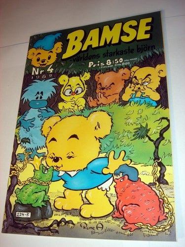 BAMSE 1989 4 (svensk) NY OLÄST