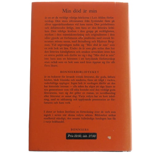 Lars Ahlin - Min död är min