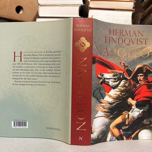 Napoleon av Herman Lindqvist, bok, Very Fine plus