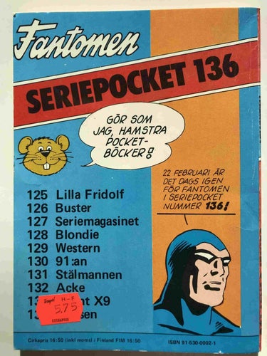 Serie-Pocket 135 - Helgonet. VG-FN