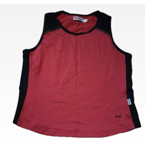 Red & Blue Sportswear röd, svart linne, storlek 42/44