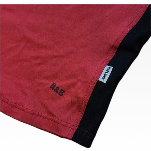 Red & Blue Sportswear röd, svart linne, storlek 42/44