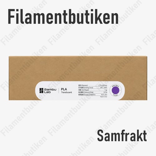 Bambu Lab PLA Translucent Filament Lila/Purple