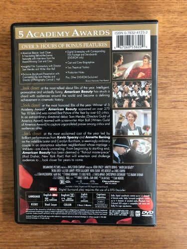 American Beauty DVD
