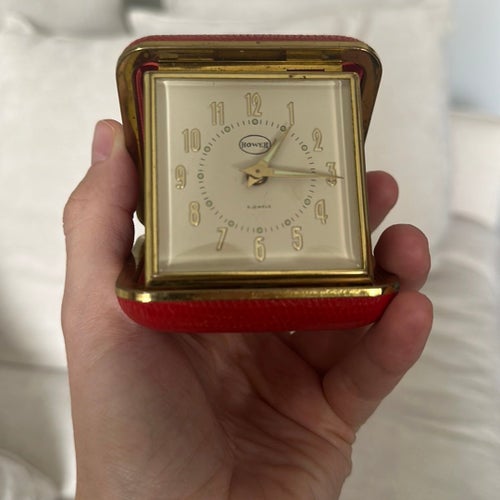 HOWER Resväckarklocka, 2 Jewels, Röd