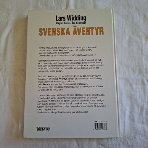 Svenska Äventyr 1788-1900-talet av Lars Widding, 1993